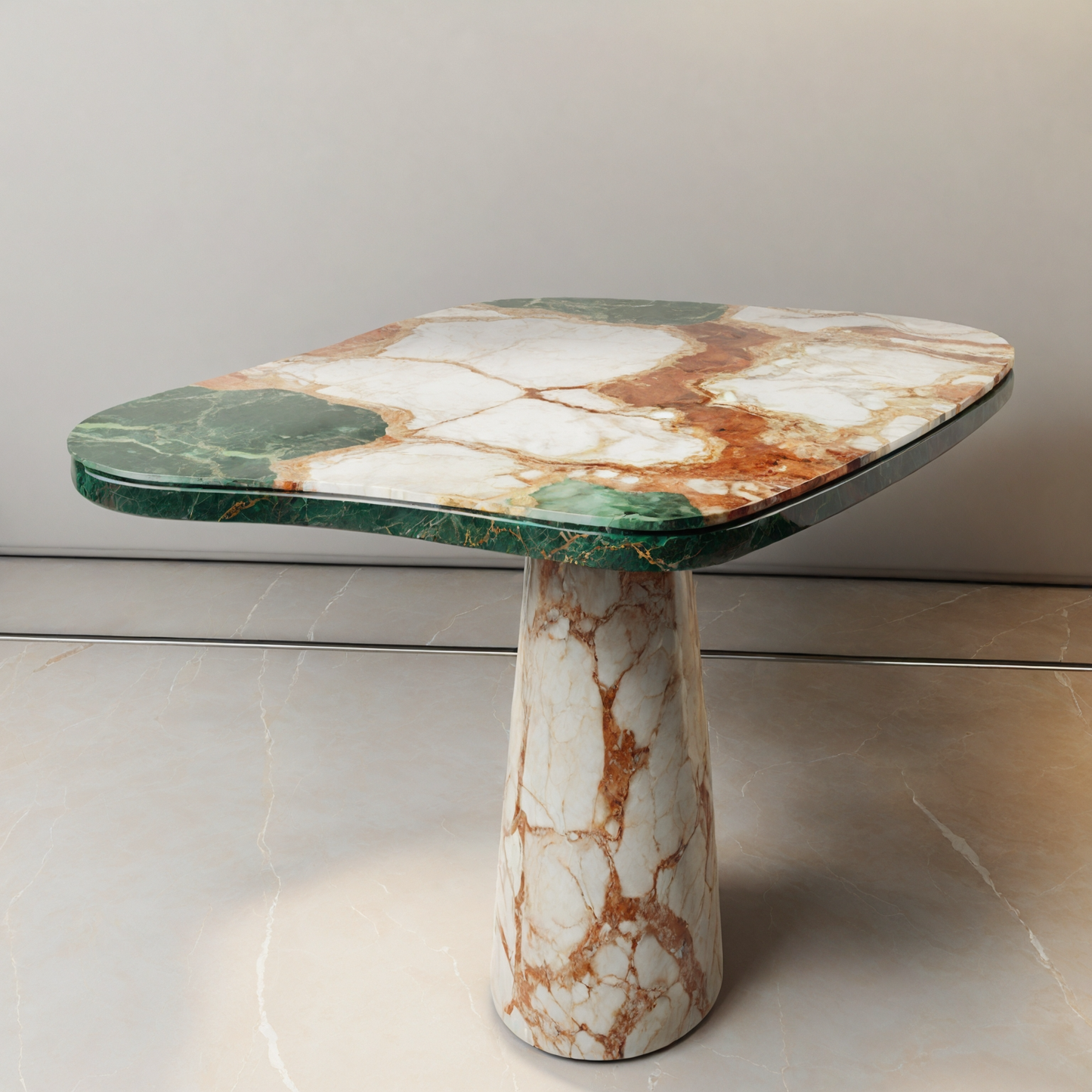 Curved Marble Coffee Table
