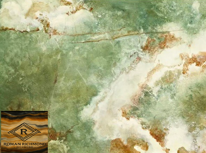 Carved Natural Luxury Travertine and onyx Table Coffee