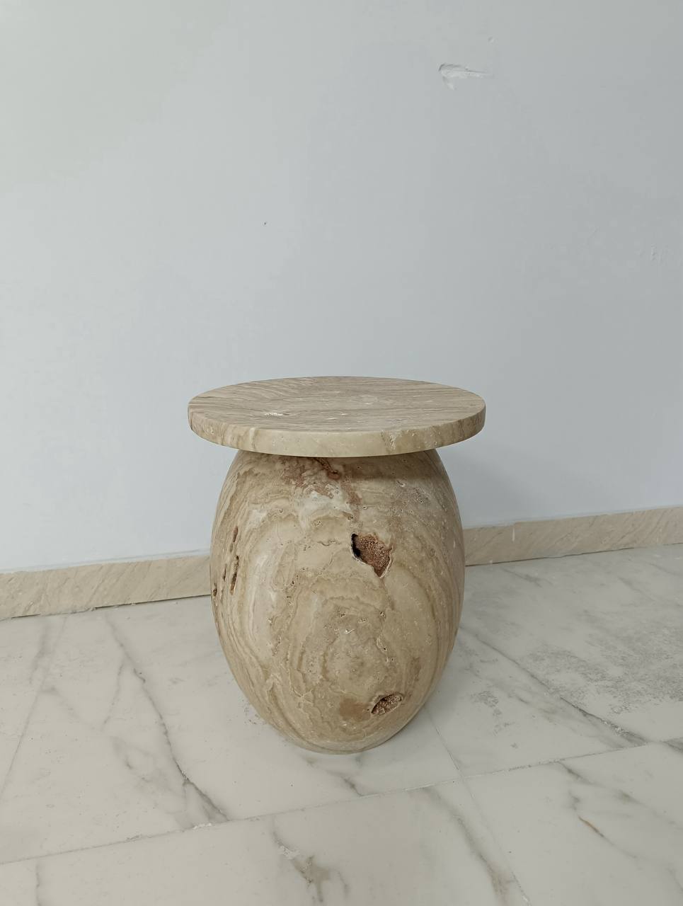 Onyx and Marble Accent Tables