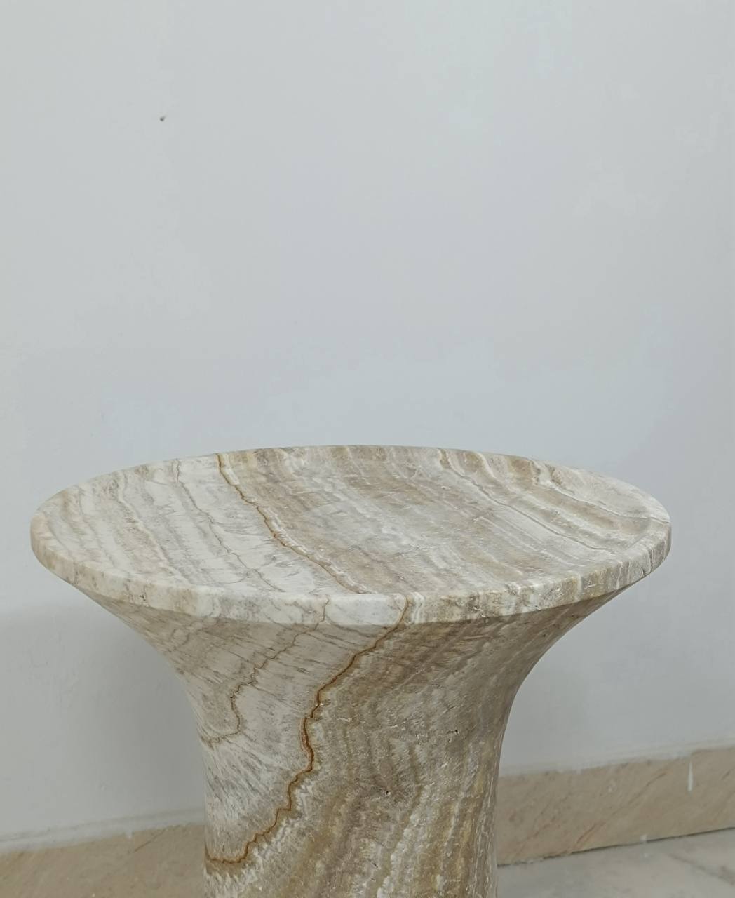 Onyx and Marble Accent Tables