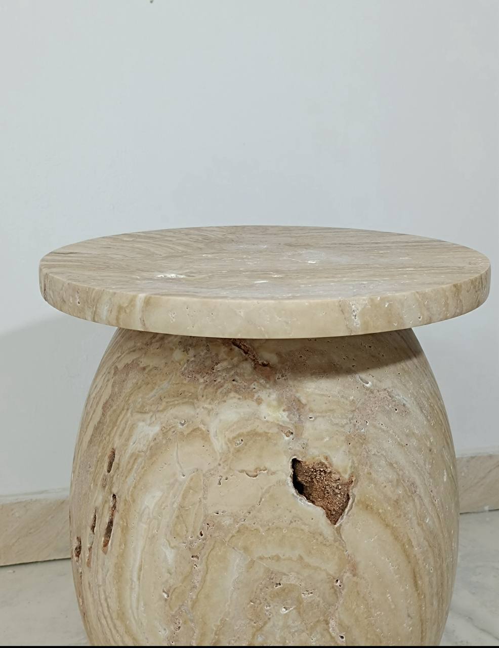 Onyx and Marble Accent Tables