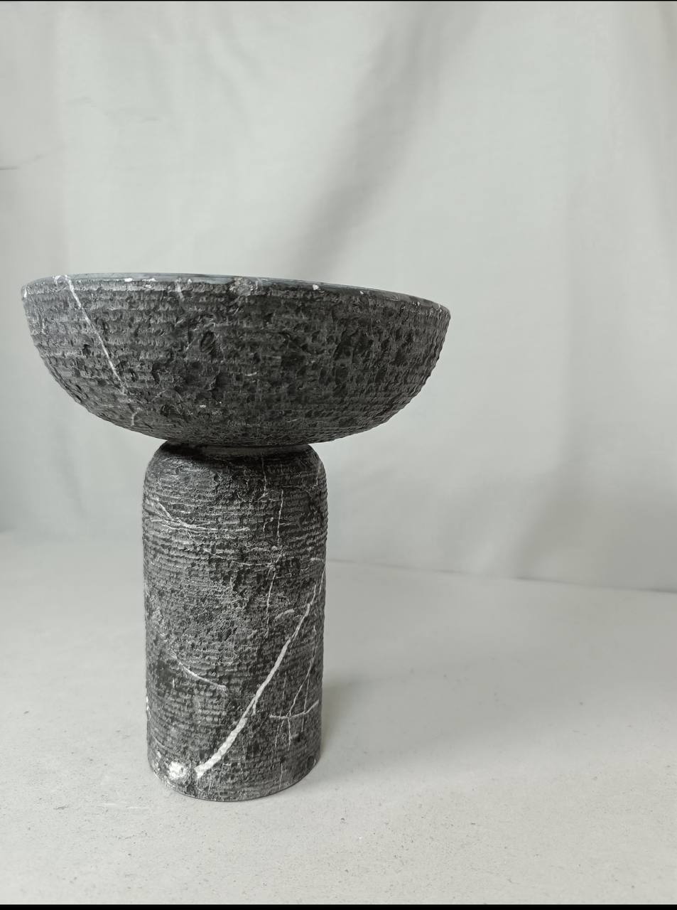 Onyx and Black Marble Stand