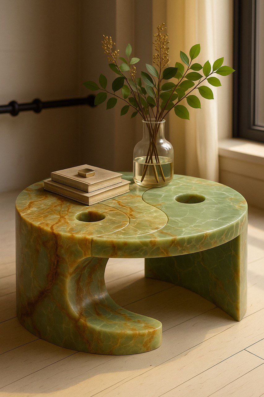 Yin Yang Style Coffee Table