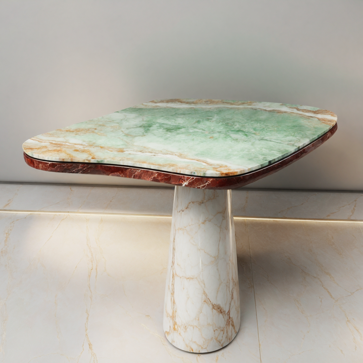 Curved Marble Coffee Table