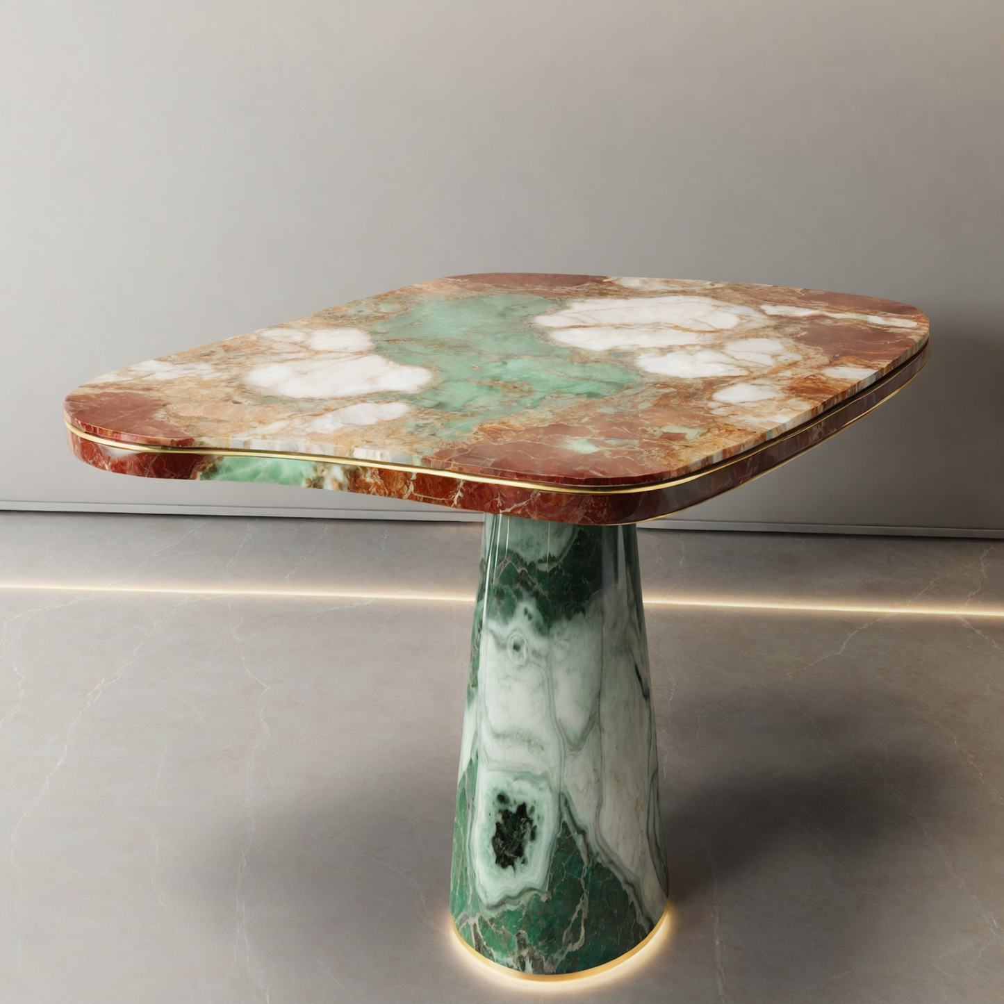 Curved Marble Coffee Table