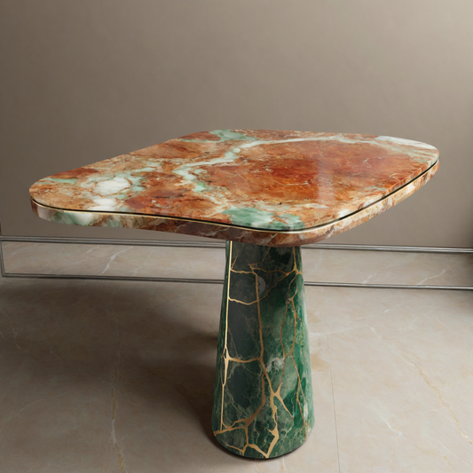 Curved Marble Coffee Table