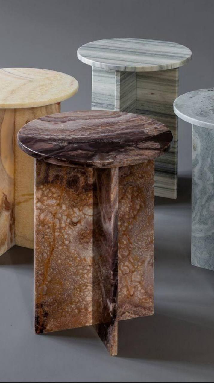 Carved Onyx Coffee Table