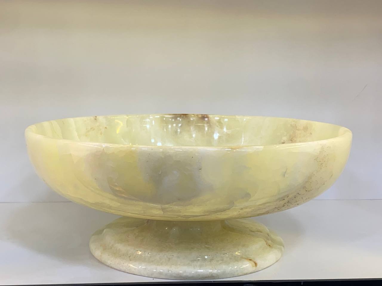 Hand-Crafted Onyx serving bowl