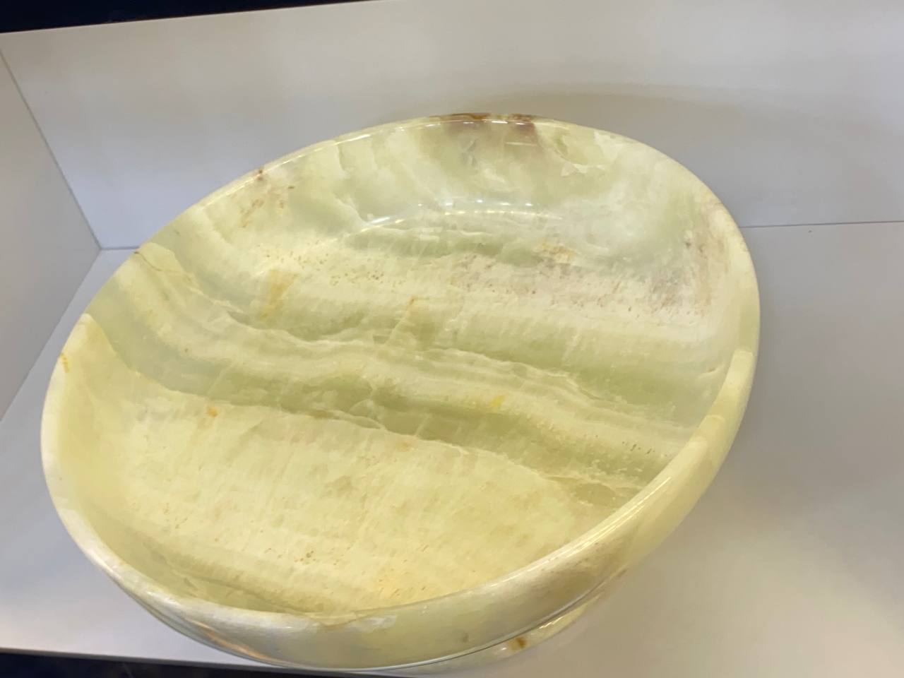 Hand-Crafted Onyx serving bowl