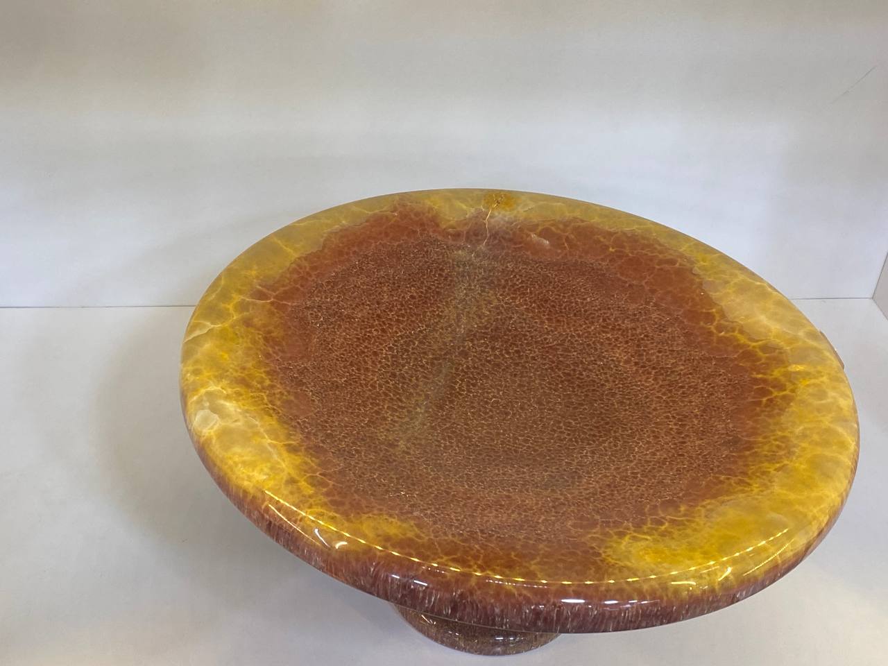 Hand-Crafted Onyx serving bowl