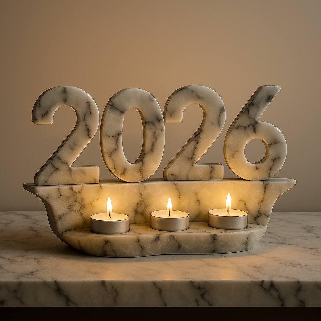 Stone Candle Holders